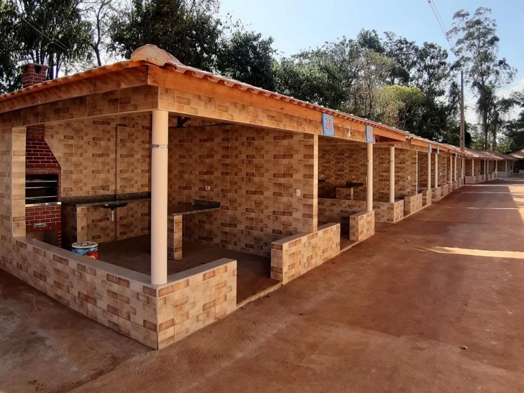 Quiosques do parque para locação